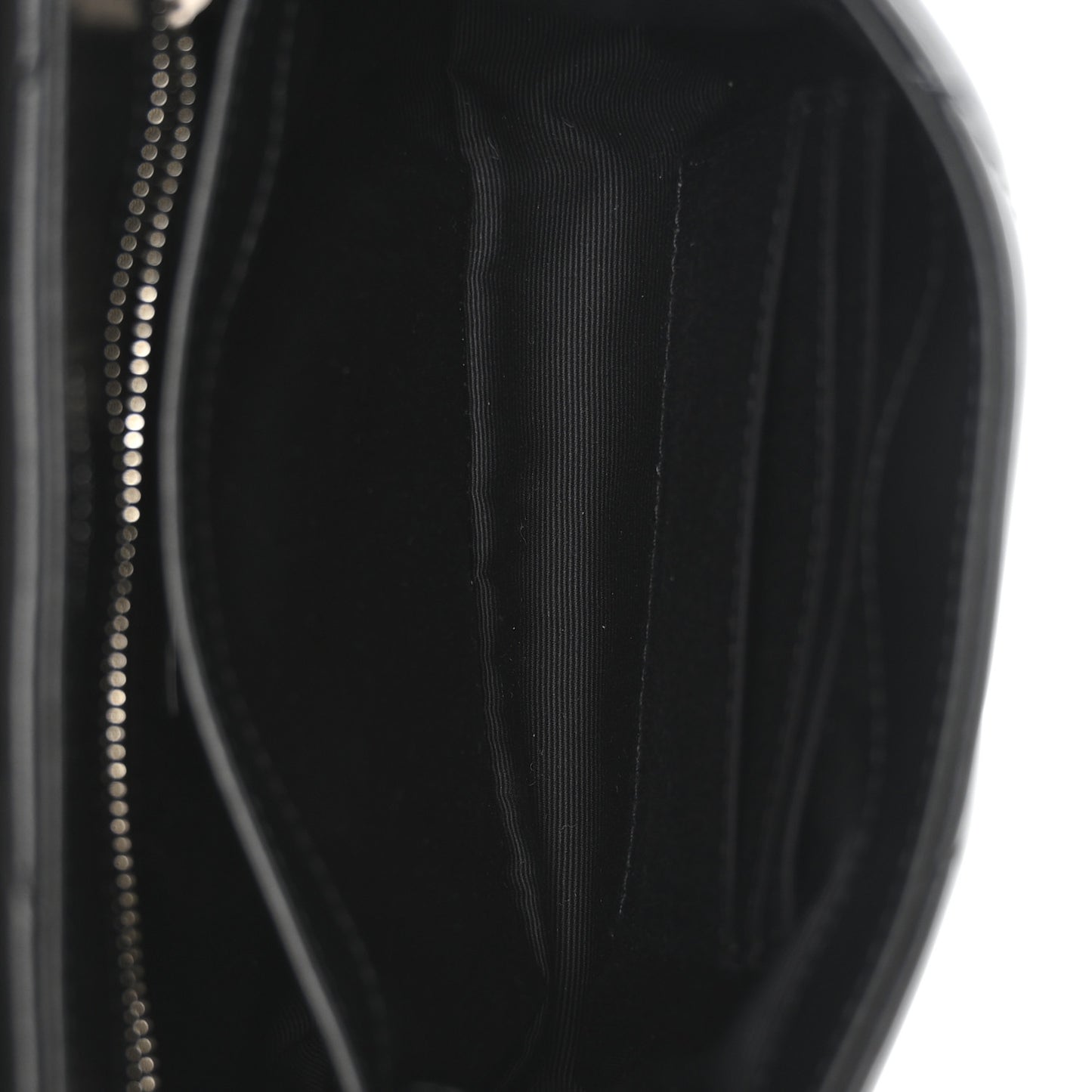 Calfskin Y Quilted Monogram Toy Loulou Crossbody Bag Black