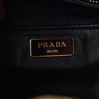 Prada Vitello Vintage Bowling Bag Black 10 of 15