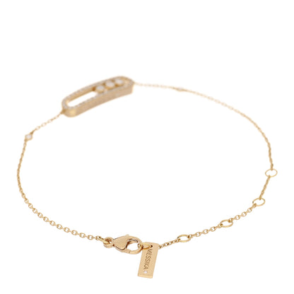 Messika 18K Yellow Gold Diamond Classic Baby Move Pave Bracelet 2 of 5