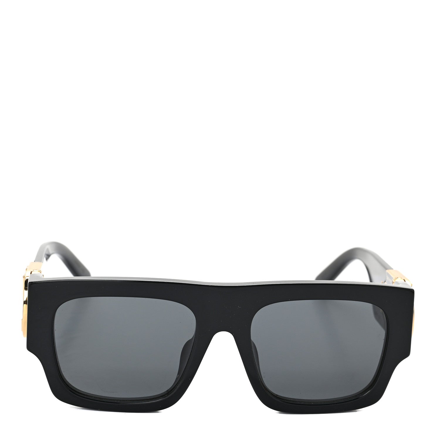 Louis Vuitton Acetate LV Link Square Sunglasses Z1478E Black 2 of 8