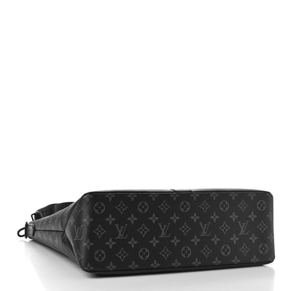Louis Vuitton Monogram Eclipse Saumur Tote Black 3 of 7