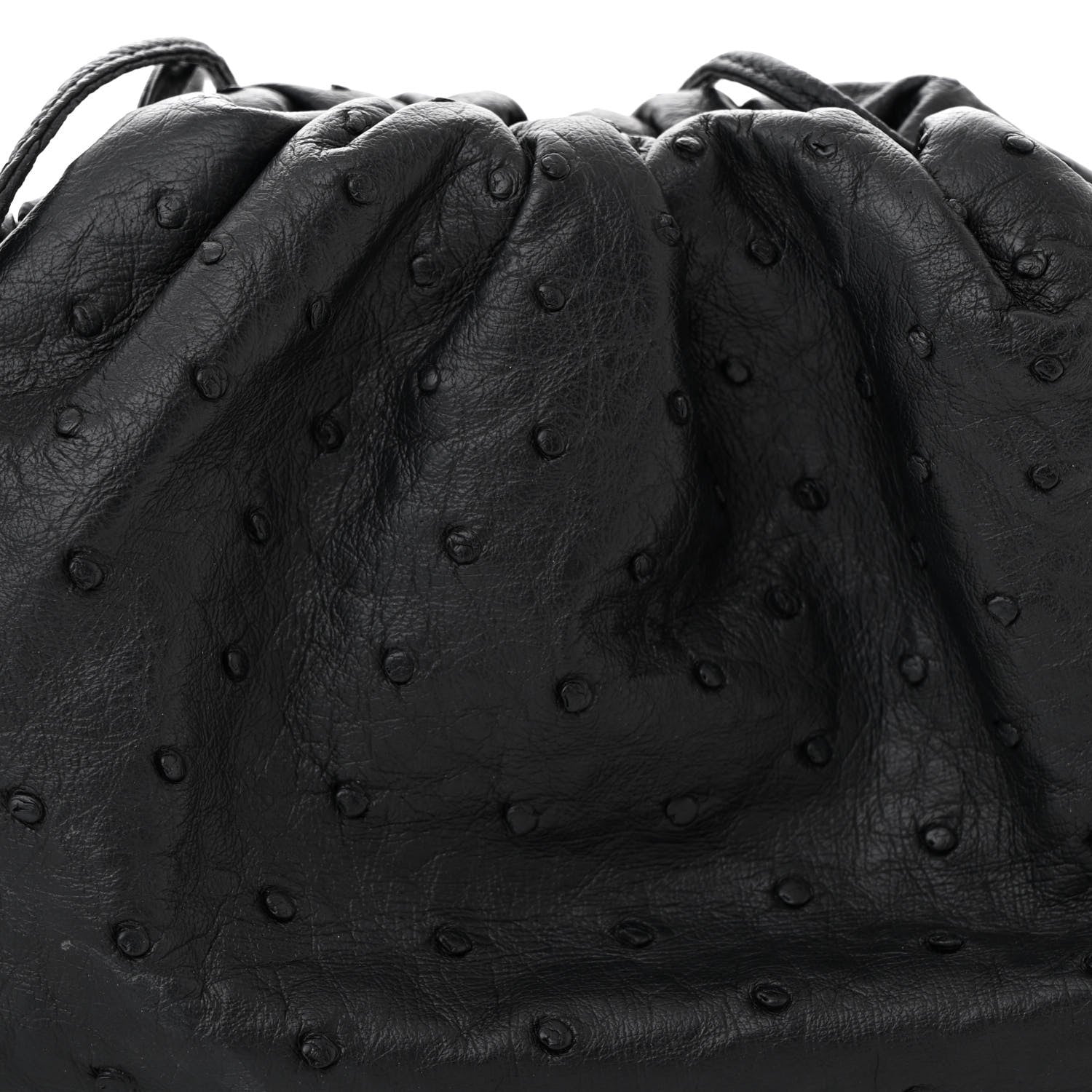 Bottega Veneta Ostrich The Mini Pouch Fondente 8 of 10