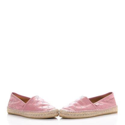 Gucci Guccissima Signature Espadrilles 41 Rose Baby Candy 12 of 13