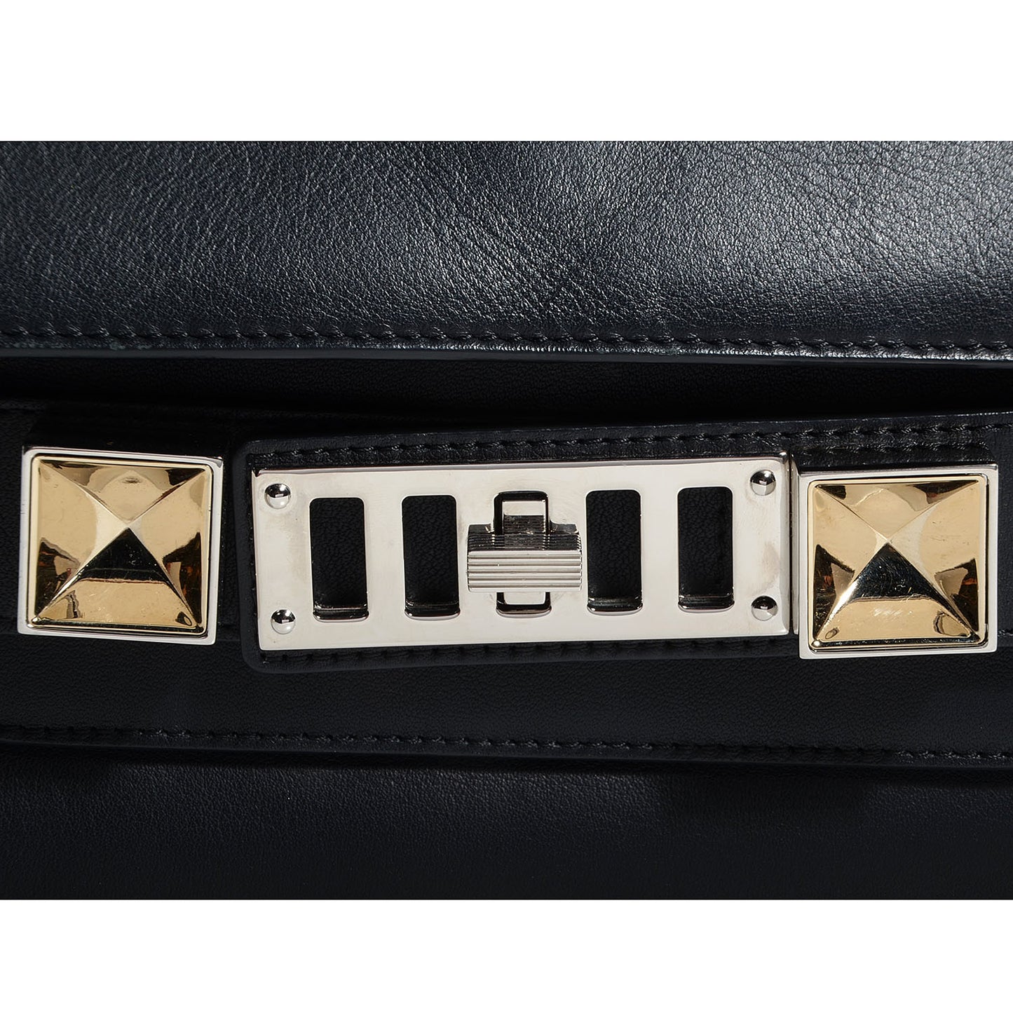 Leather Mini PS11 Classic Shoulder Bag Black