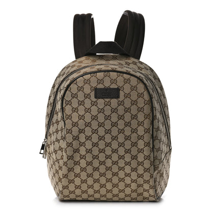 Gucci Monogram Travel Backpack Dark Brown 1 of 9