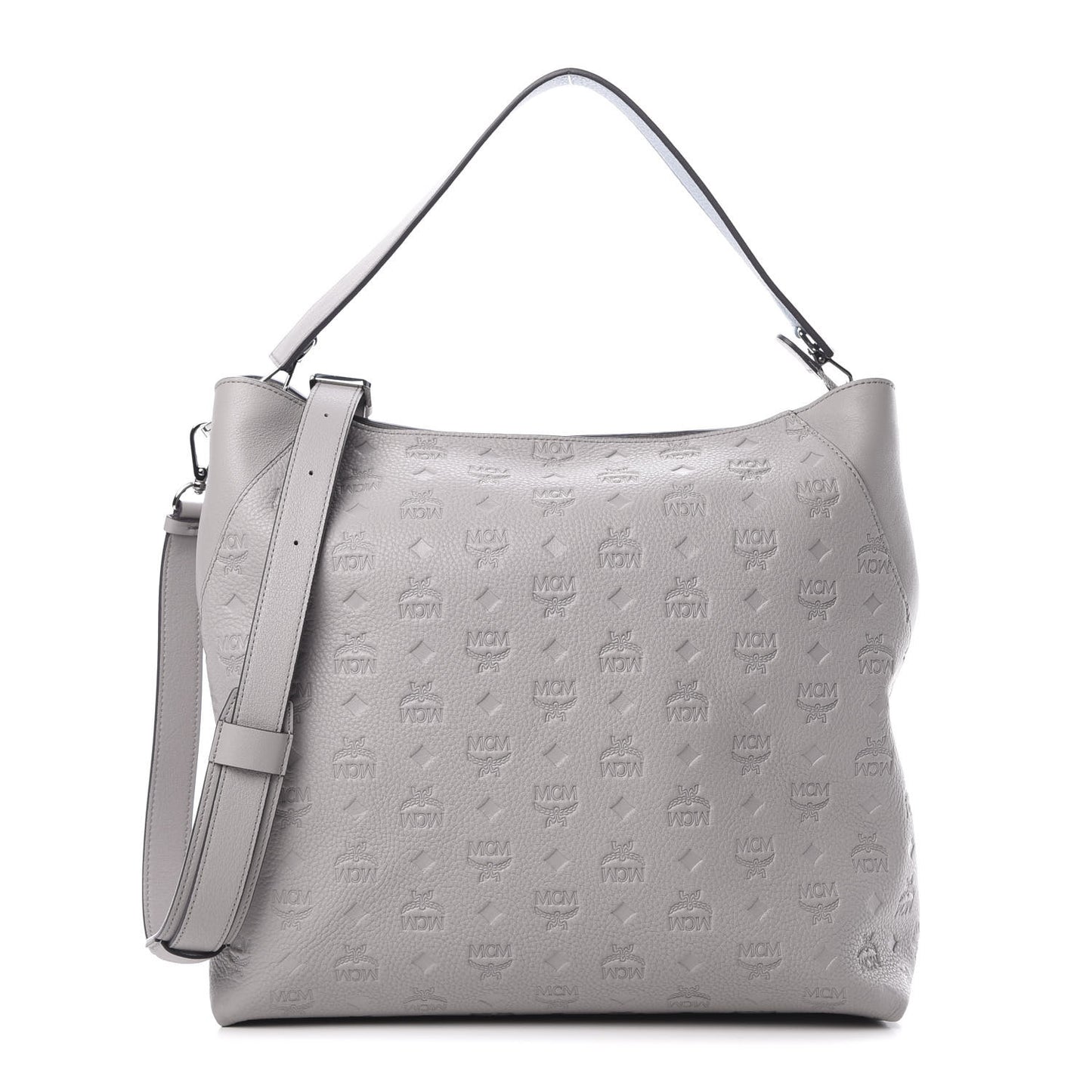 Calfskin Ottomar Monogram Large Klara Hobo Dove
