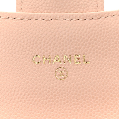 Chanel Caviar Quilted Mini Clutch With Chain Light Beige 6 of 11