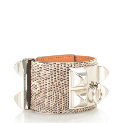 Hermes Lizard Collier De Chien CDC Bracelet S Ombre 3 of 7