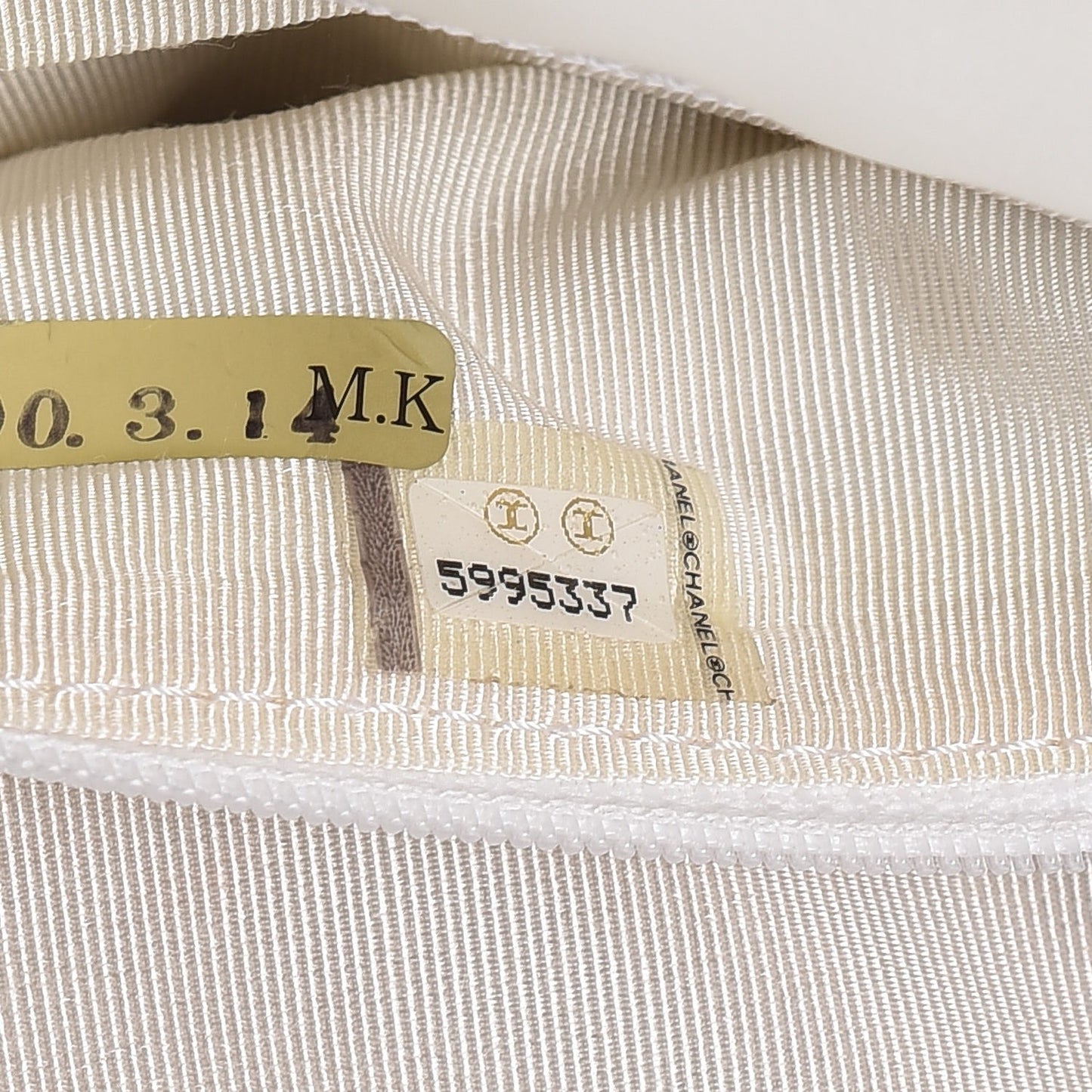 Calfskin CC Crossbody White