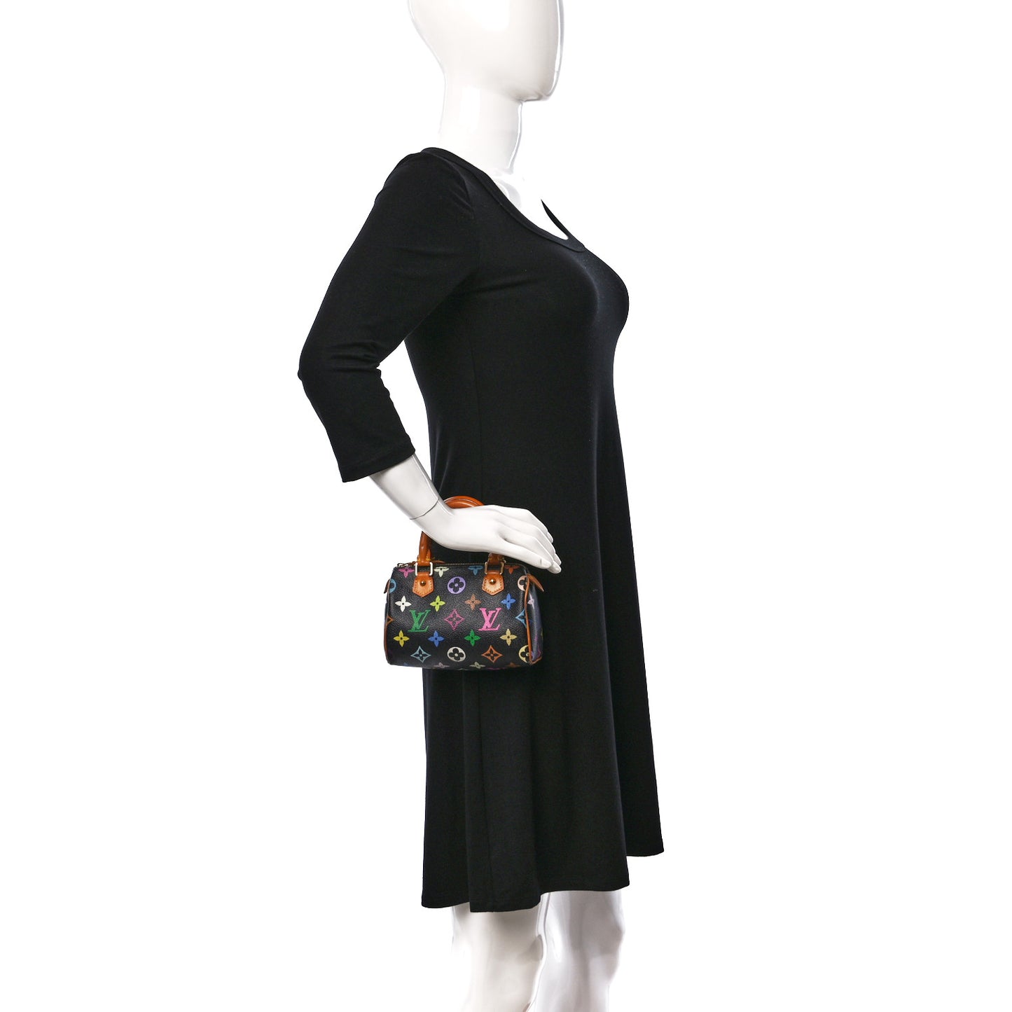 Monogram Multicolor Mini Sac HL Speedy Black