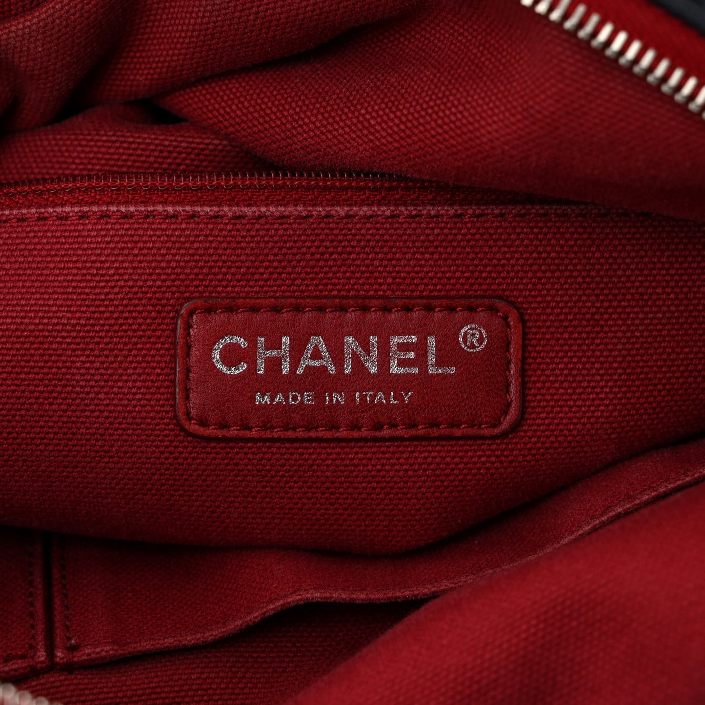 Lambskin Perforated Baseball Spirit Ligne Bag Navy