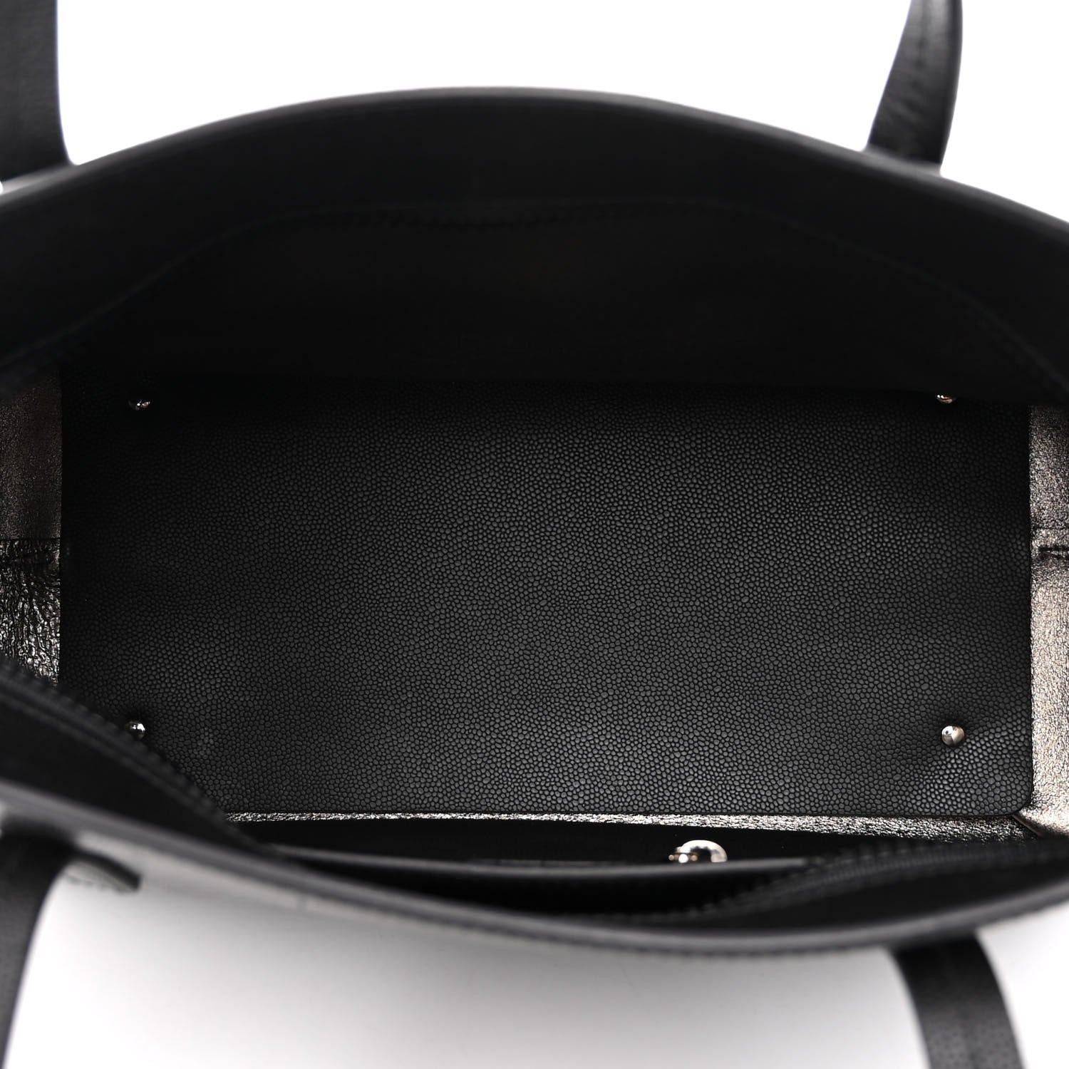 Salvatore Ferragamo SALVATORE FERRAGAMO Calfskin Medium Tote Black 4 of 11