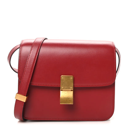Celine Box Calfskin Teen Classic Box Flap Bag Red 1 of 9