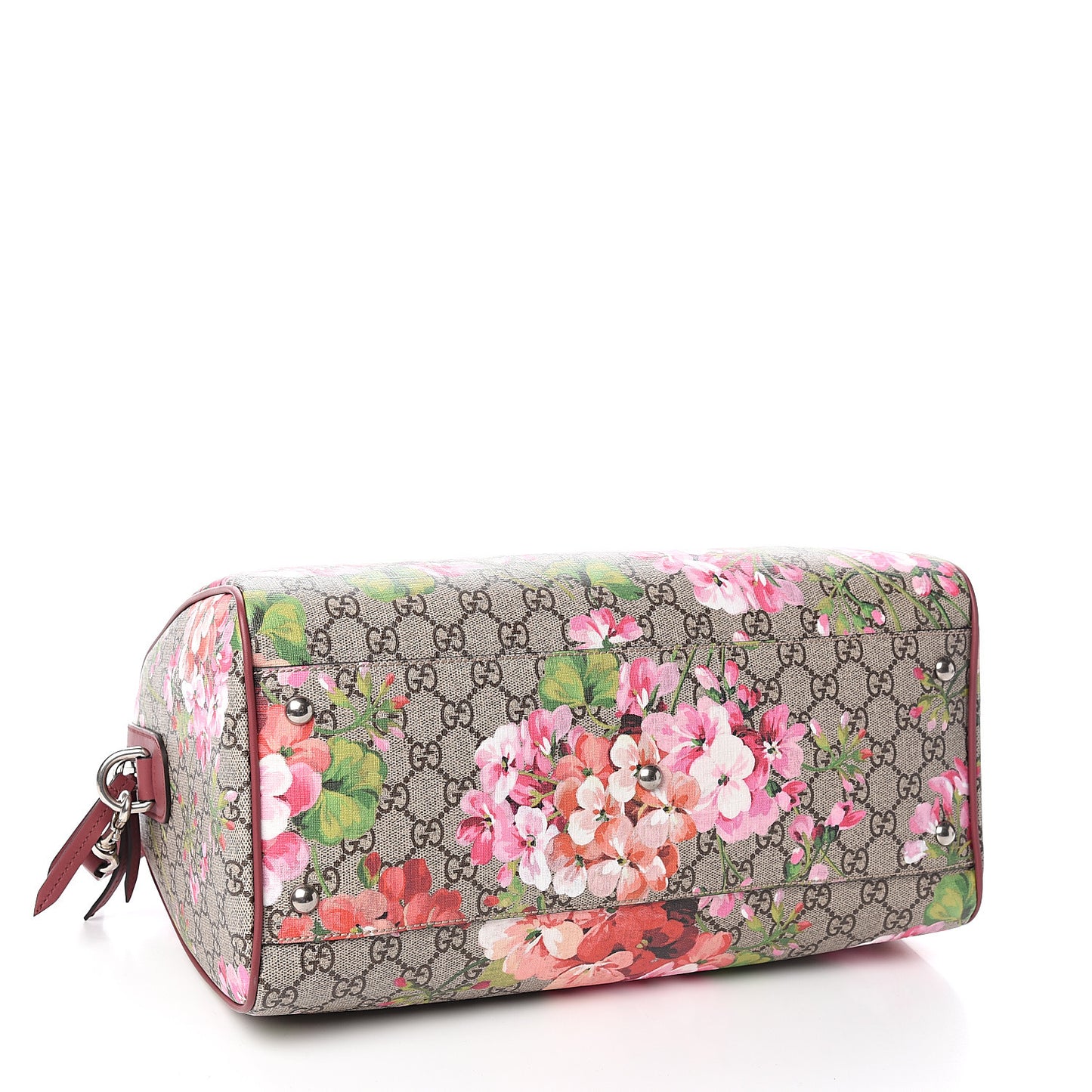 GG Supreme Monogram Blooms Medium Boston Beige Multicolor Dry Rose