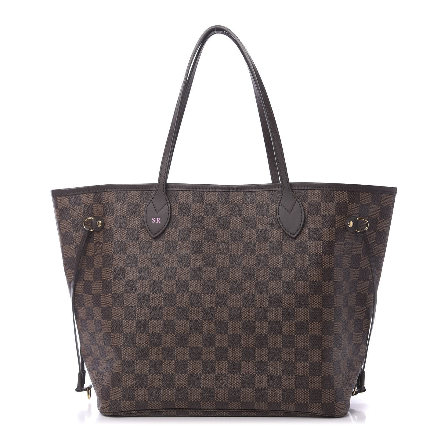 Damier Ebene Neo Neverfull MM Rose Ballerine