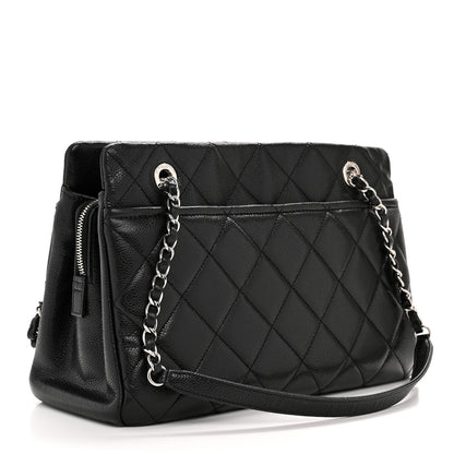 Chanel Caviar Quilted Timeless CC Soft Tote Black 3 of 11