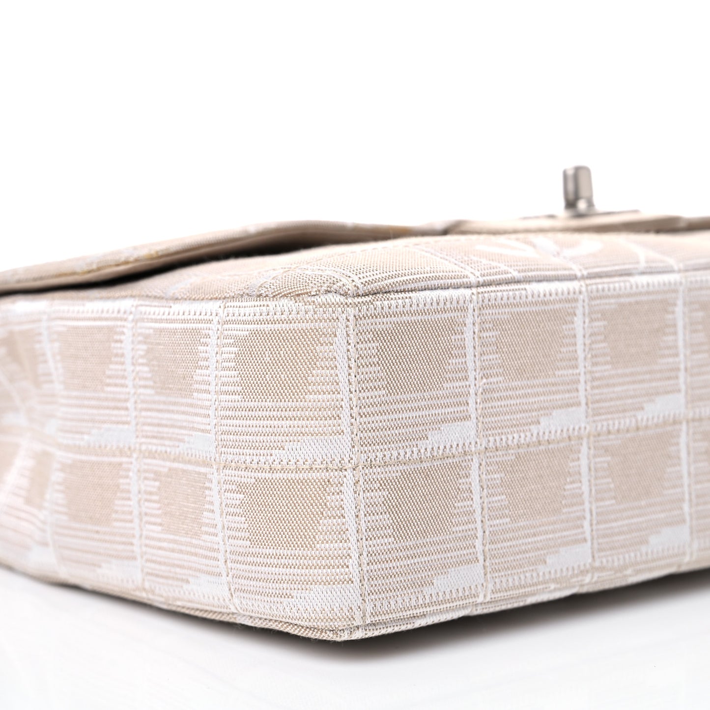 Nylon Medium Travel Flap Light Beige