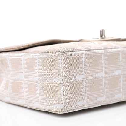 Chanel Nylon Medium Travel Flap Light Beige 7 of 11