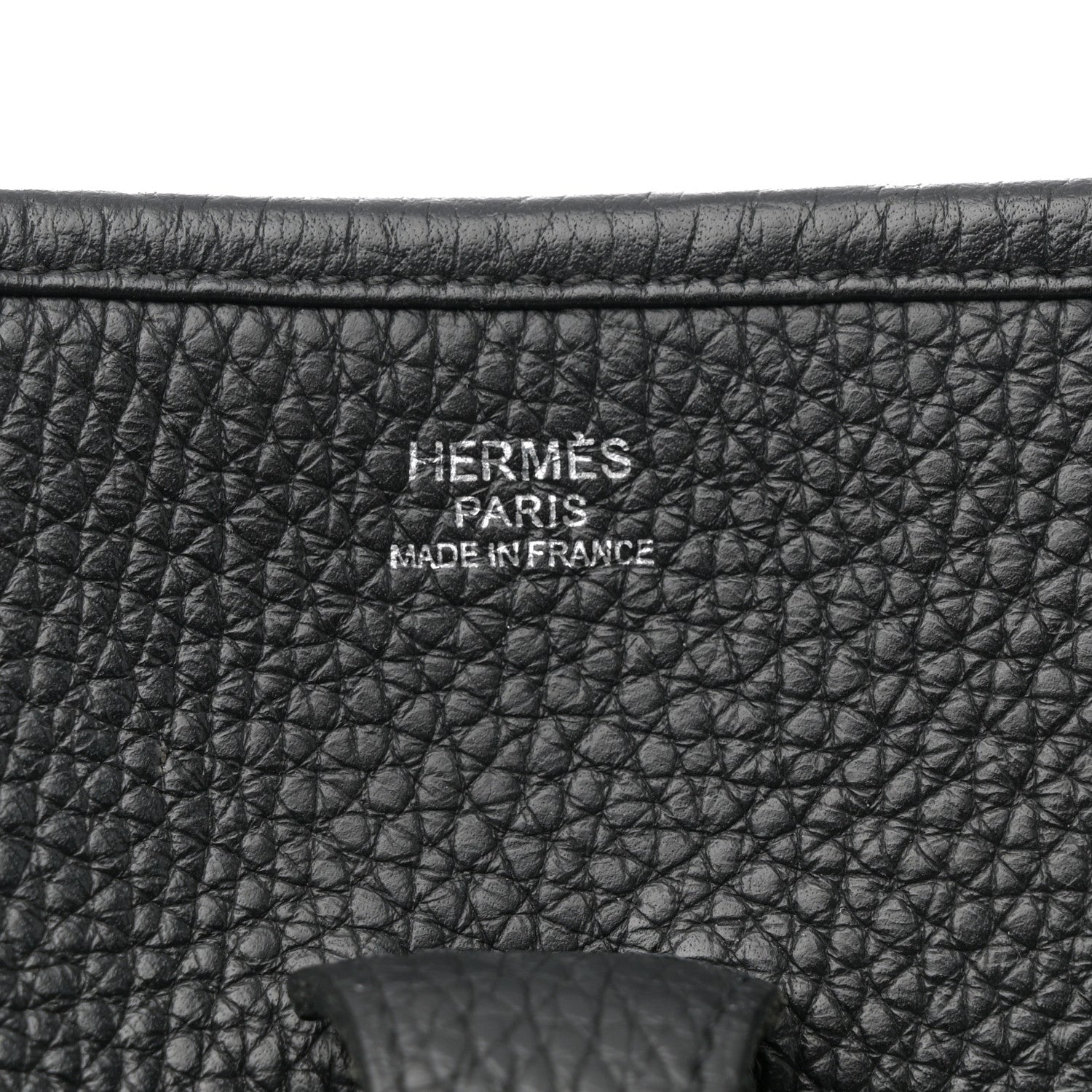 Hermes Taurillon Clemence Evelyne III PM Black 6 of 12