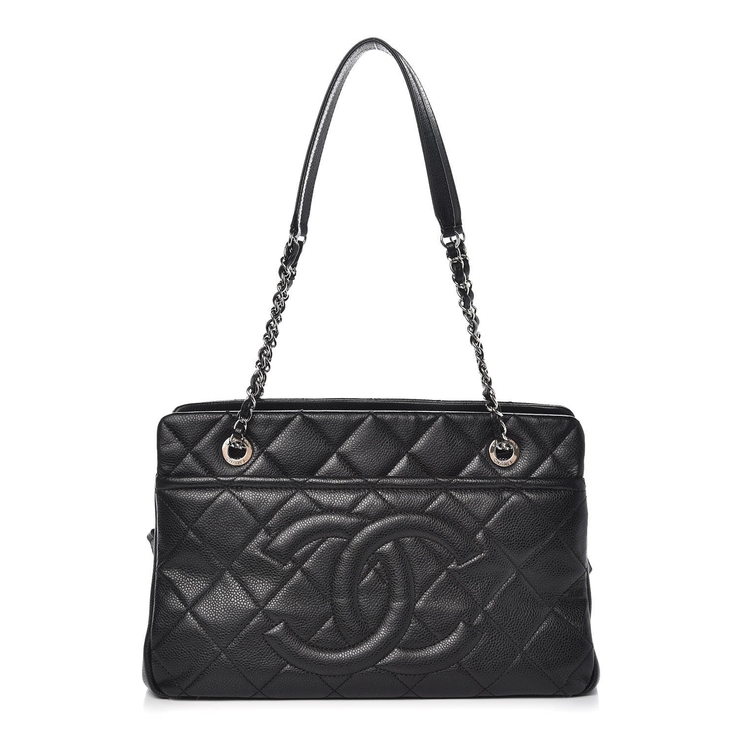 Chanel Caviar Quilted Shopping Tote Black 1 of 9