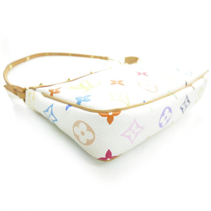 Louis Vuitton Monogram Multicolor Pochette Accessories White 5 of 9
