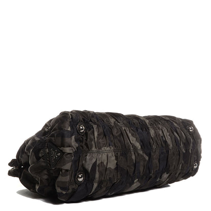 Prada Tessuto Camouflage Gaufre Satchel Fumo 4 of 10