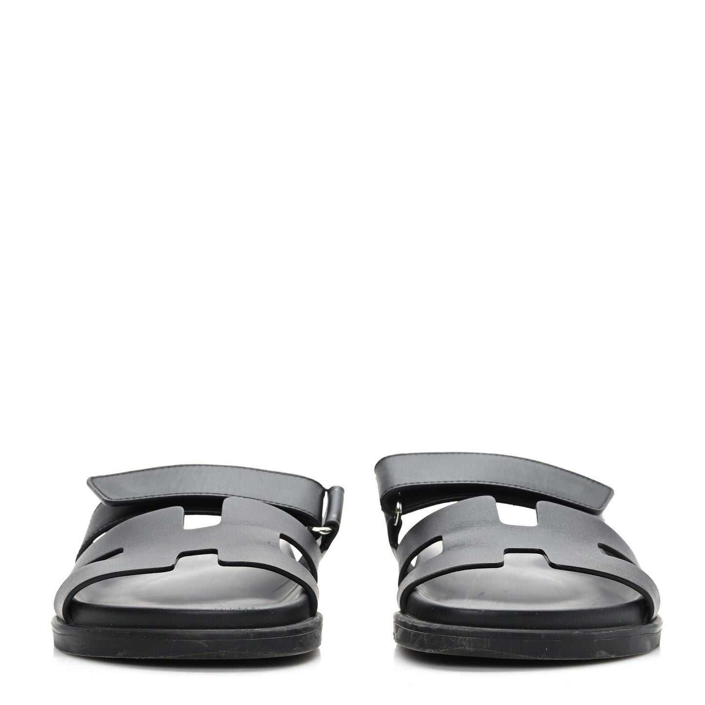 Calfskin Womens Chypre Sandals 36.5 Black