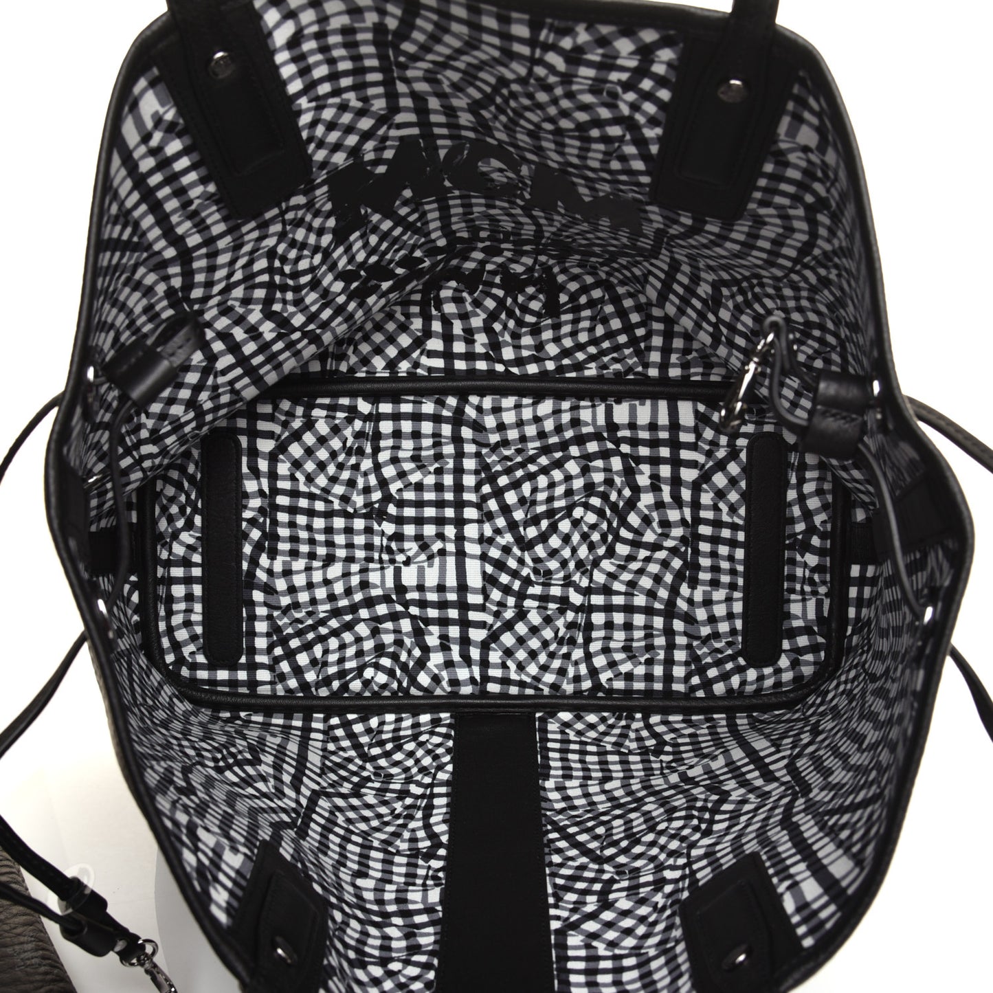 Visetos Medium Liz Reversible Shopper Tote Black