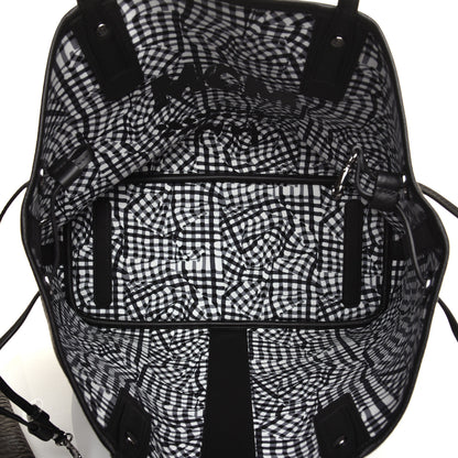 MCM Visetos Medium Liz Reversible Shopper Tote Black 9 of 15