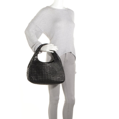 Bottega Veneta Nappa Intrecciato Medium Campana Hobo Black 2 of 8