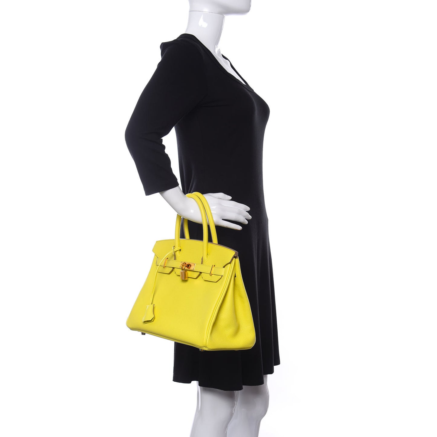Epsom Birkin 30 Lime