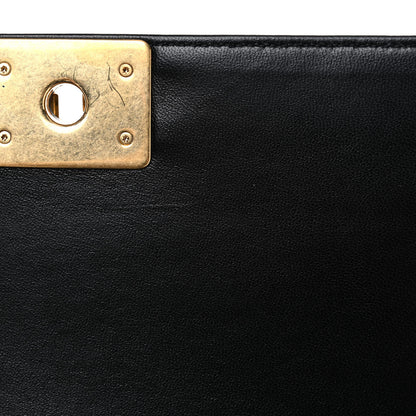 Chanel Calfskin Quilted New Medium Boy Flap Black 12 of 14