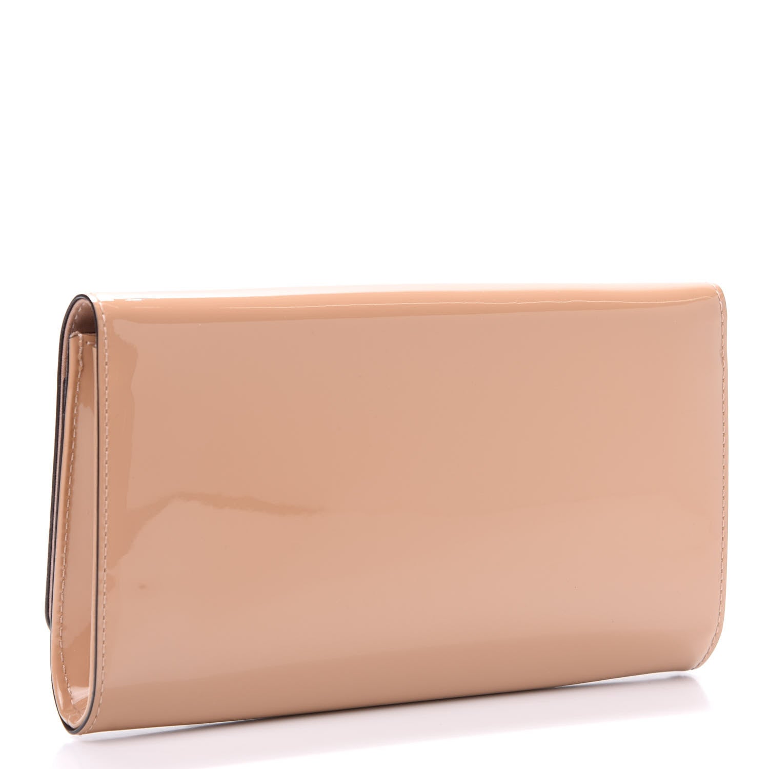 Louis Vuitton Patent Louise Clutch Nude 3 of 12