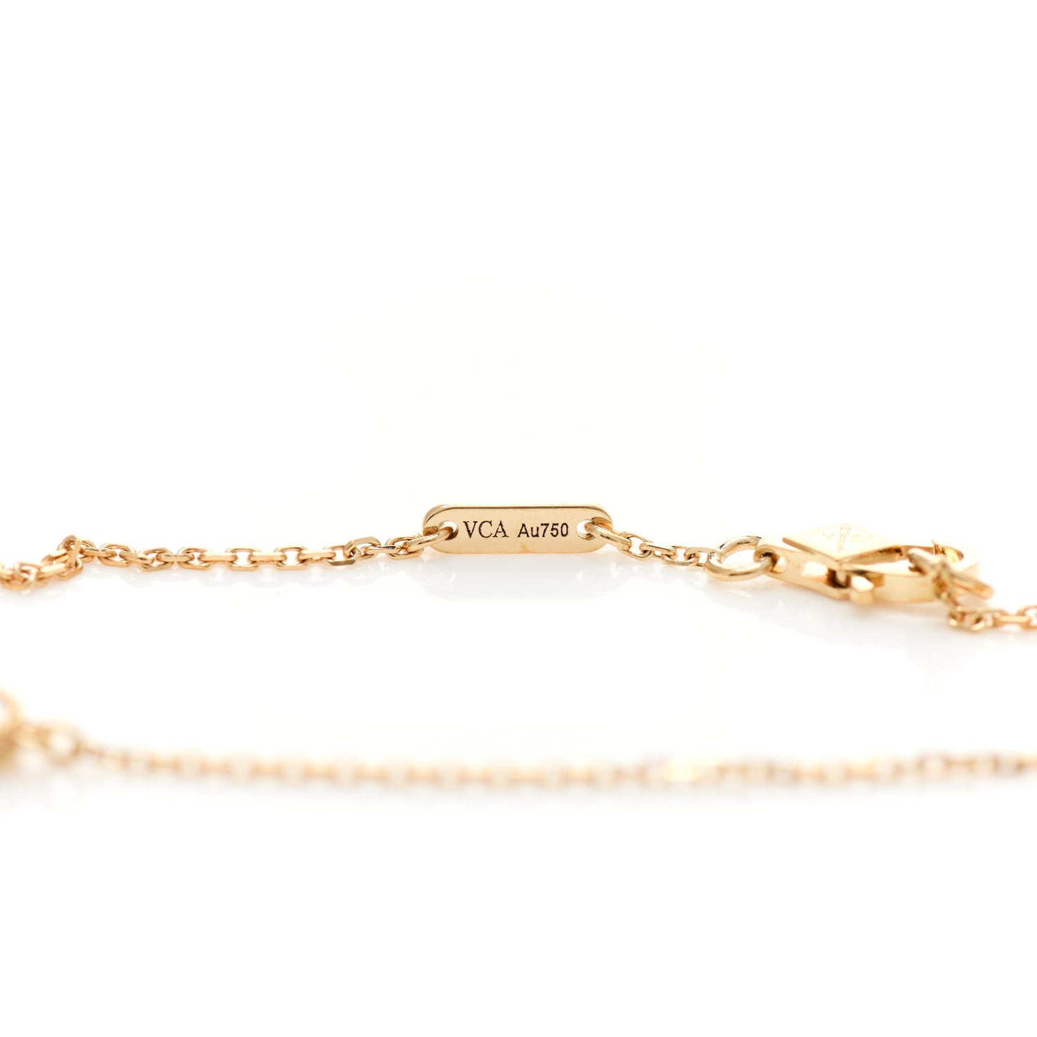 Van Cleef & Arpels 18K Yellow Gold Mother of Pearl Sweet Alhambra Bracelet 3 of 5