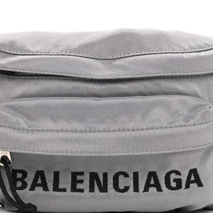 Balenciaga Nylon Wheel Logo Belt Bag Gris Cendre 8 of 10