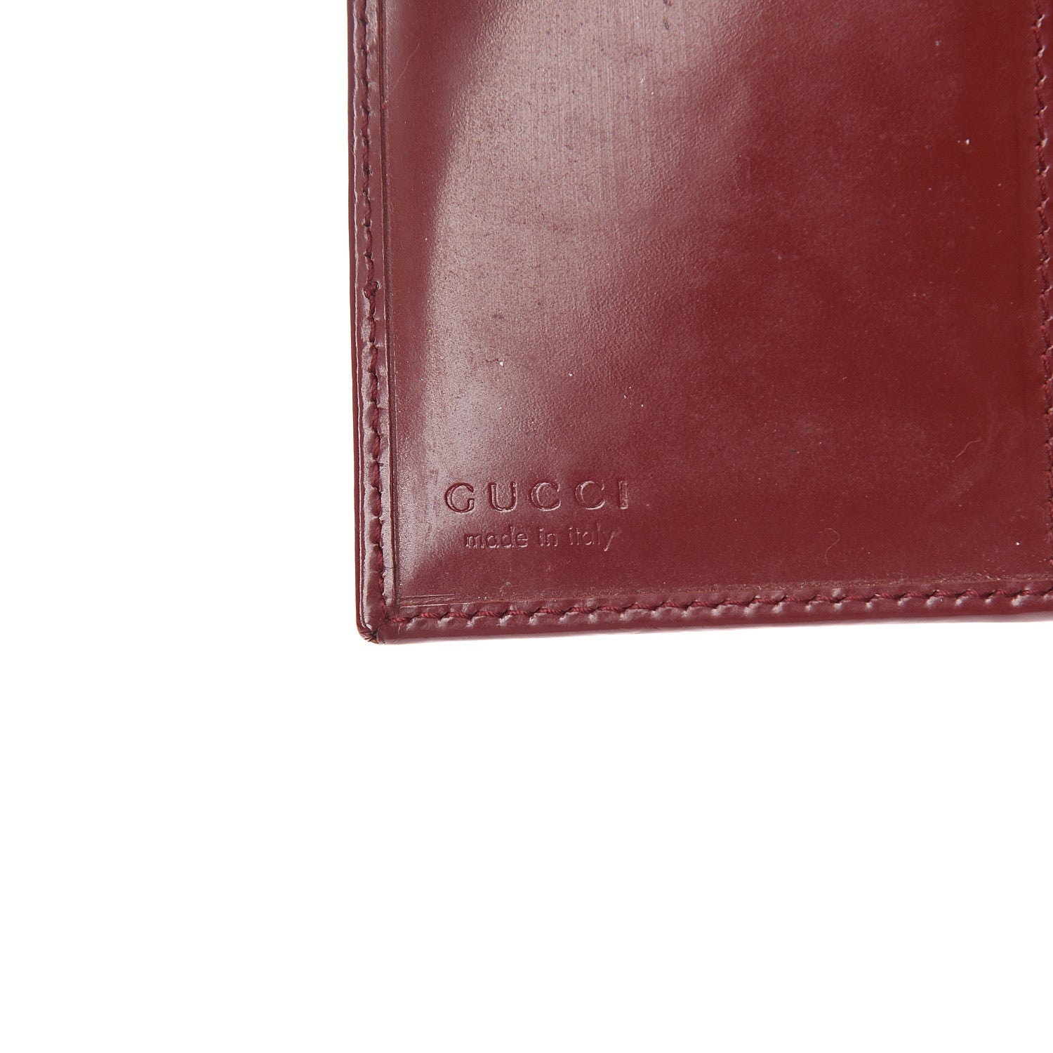 Gucci Patent Embossed G Continental Flap Wallet 6 of 9