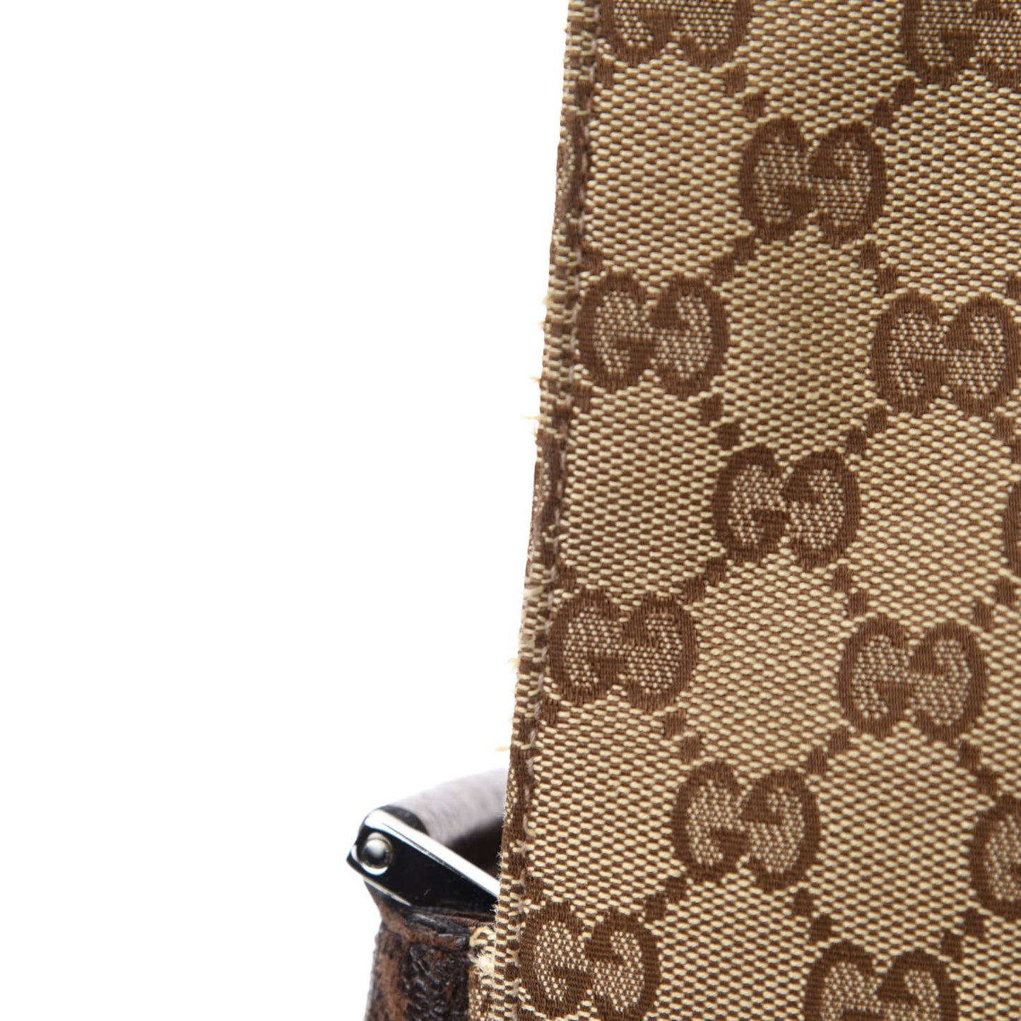 Monogram Small Flap Messenger Bag Beige Dark Brown
