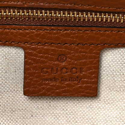 Gucci New Denim GG Monogram Medium Ophidia Shopping Tote Blue Tea Cuir 6 of 9