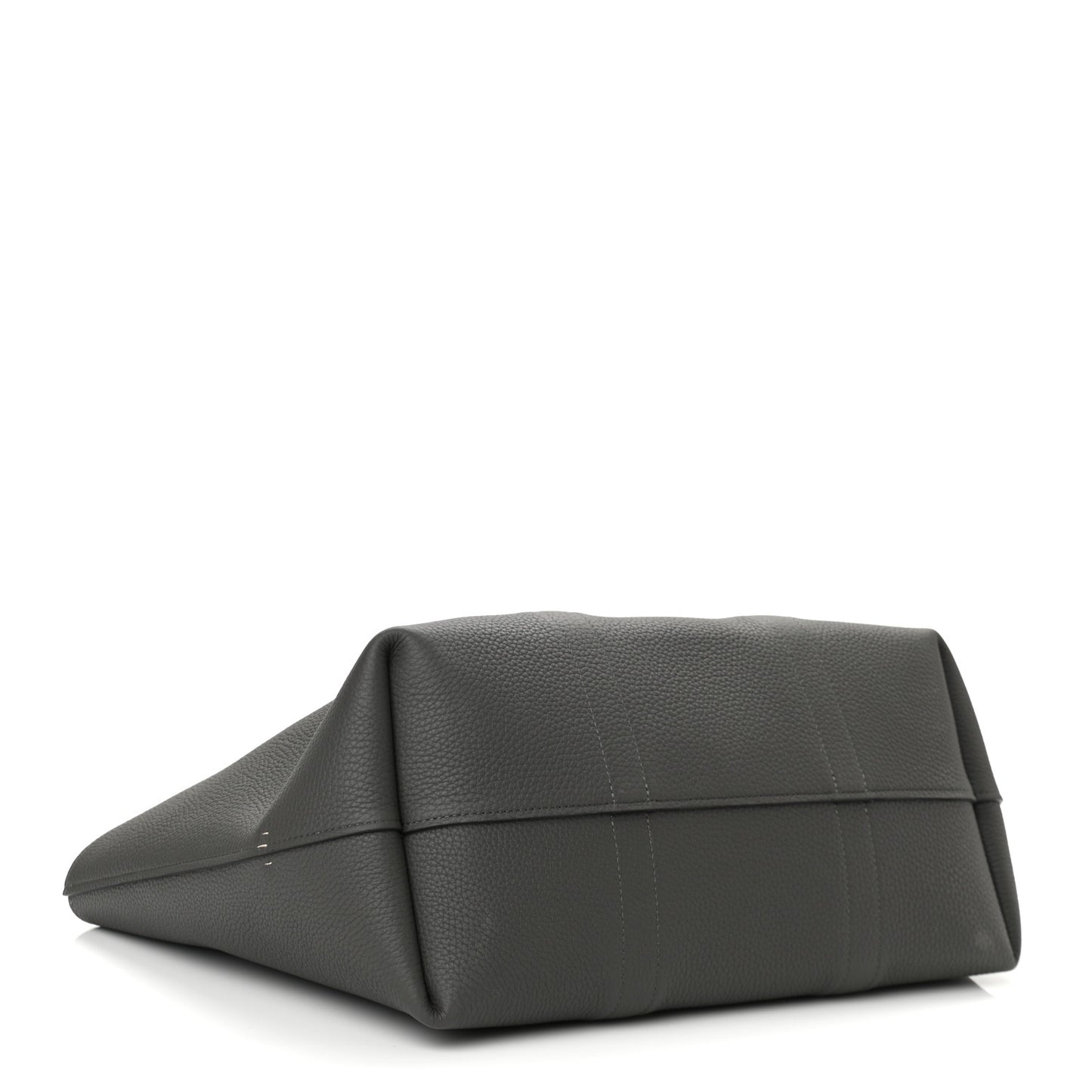 Taurillon Gex Calfskin Duo Reversible Tote Greige Zinc