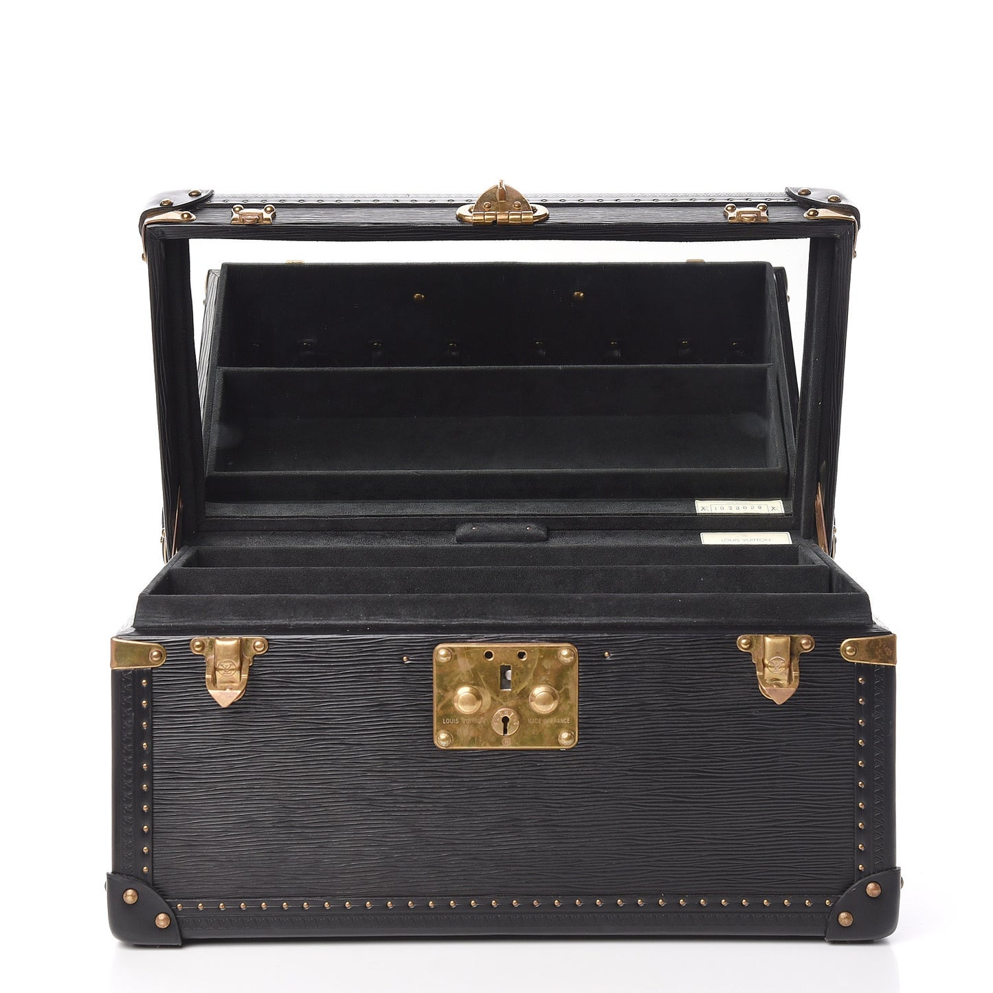Epi Boite Bouteilles et Glace Beauty Train Case Black