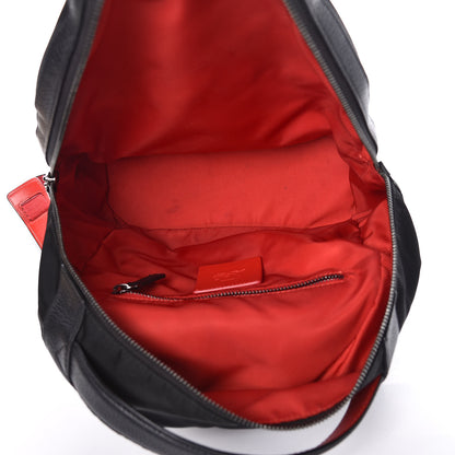 Christian Louboutin Nylon Calfskin Small Backloubi Backpack Black 5 of 10