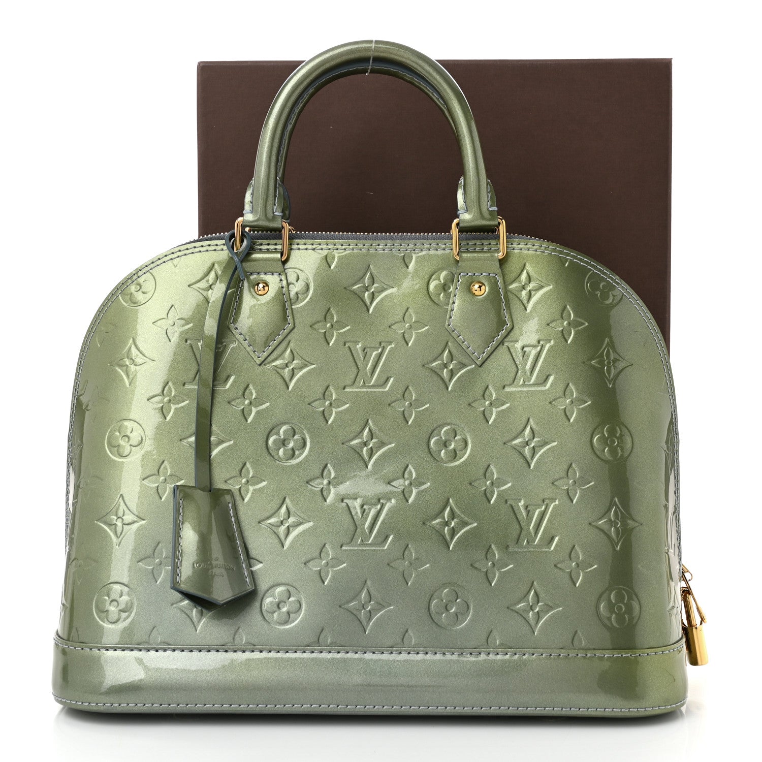 Louis Vuitton Vernis Alma PM Givre 11 of 11