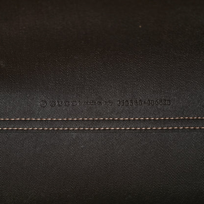 Gucci Calfskin GG Supreme Monogram Medium Reversible Tote Dark Brown 10 of 16