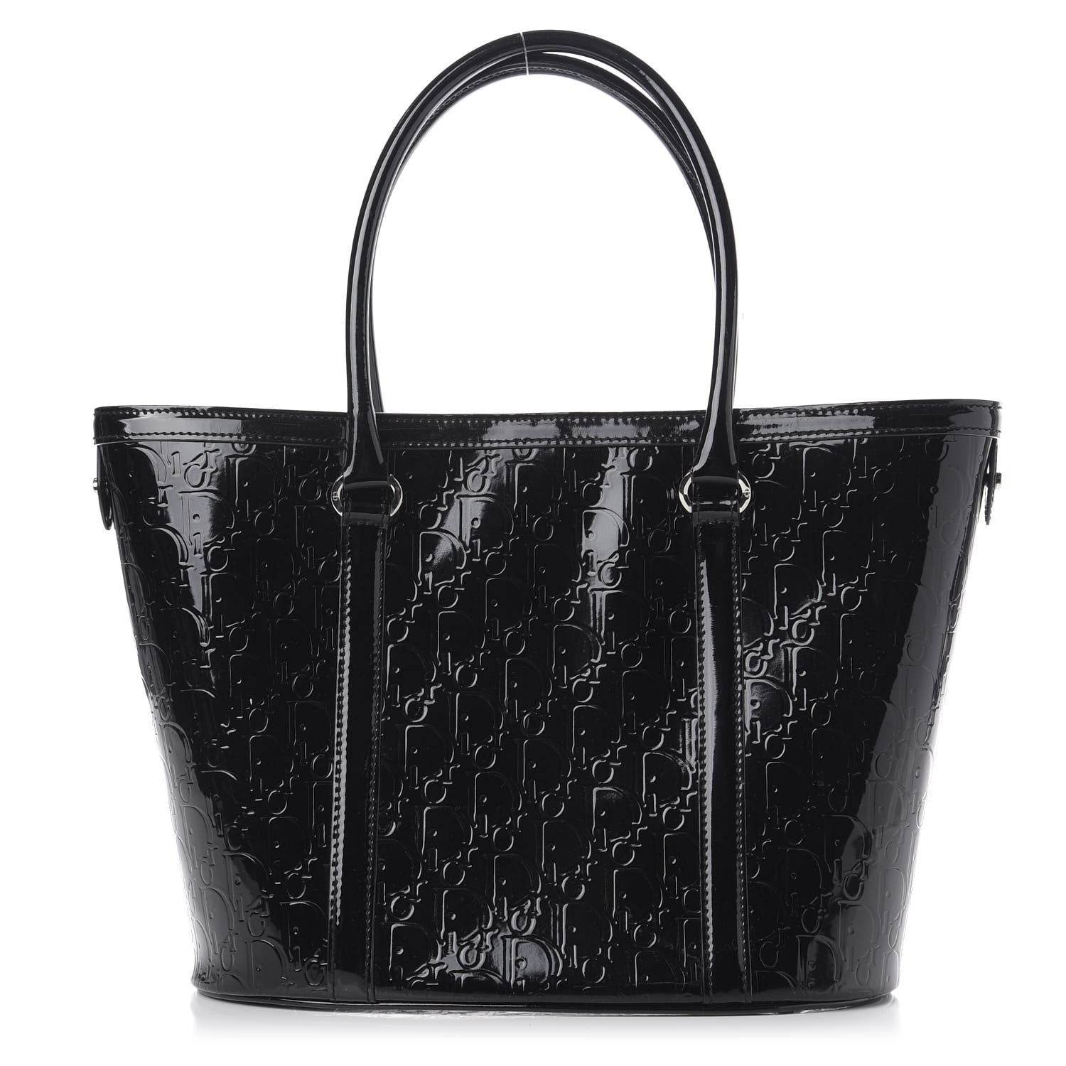 Christian Dior Patent Ultimate Tote Black 1 of 12