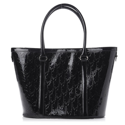 Christian Dior Patent Ultimate Tote Black 1 of 12
