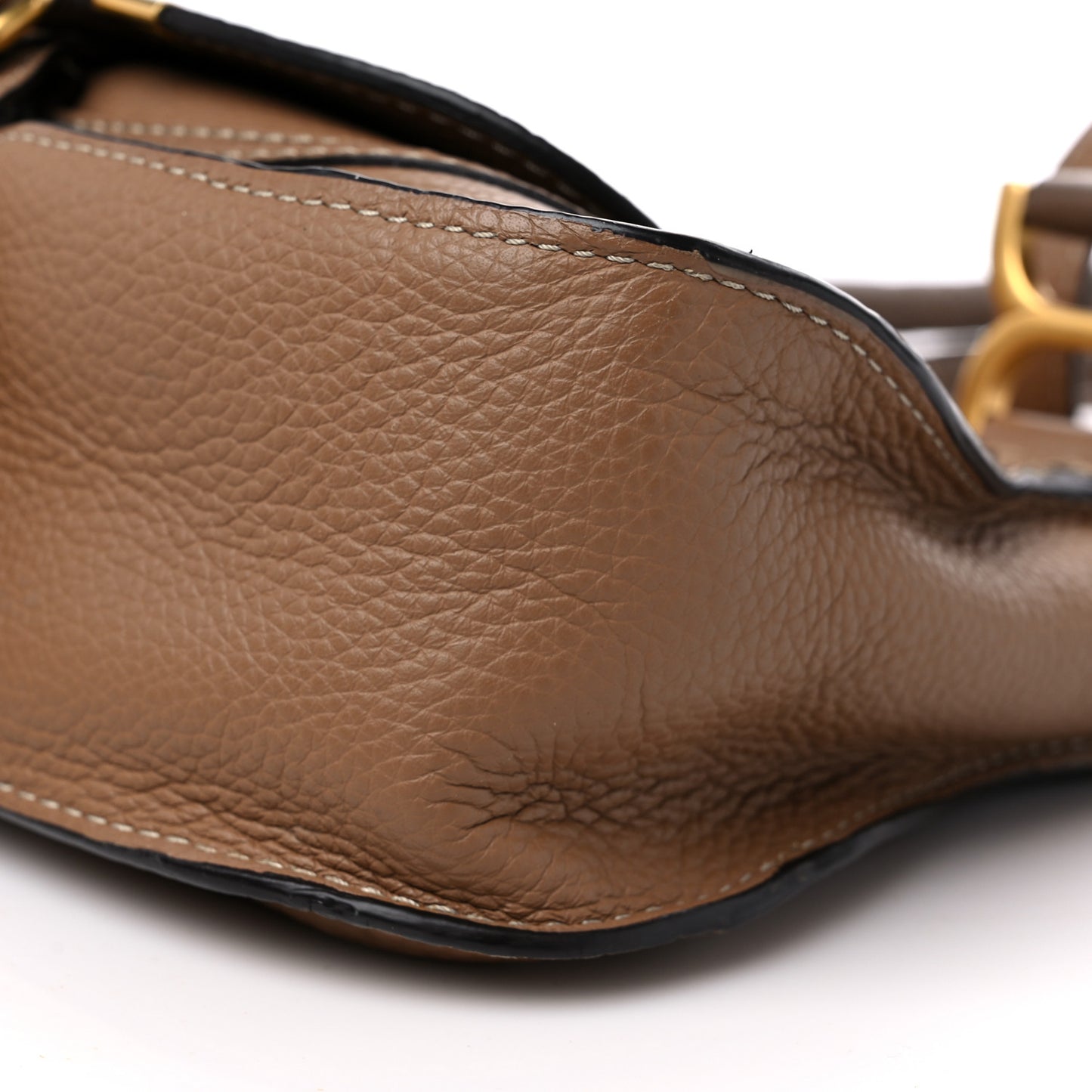 Calfskin Small Marcie Satchel Nut