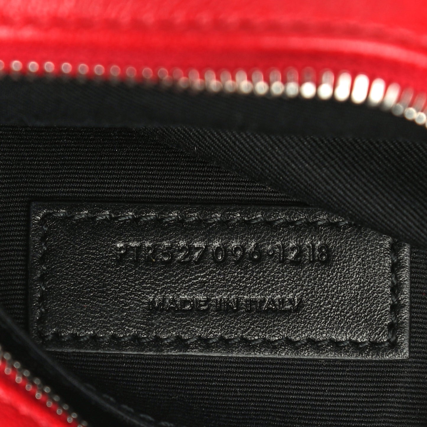 Lambskin Monogram Lou Belt Bag Red