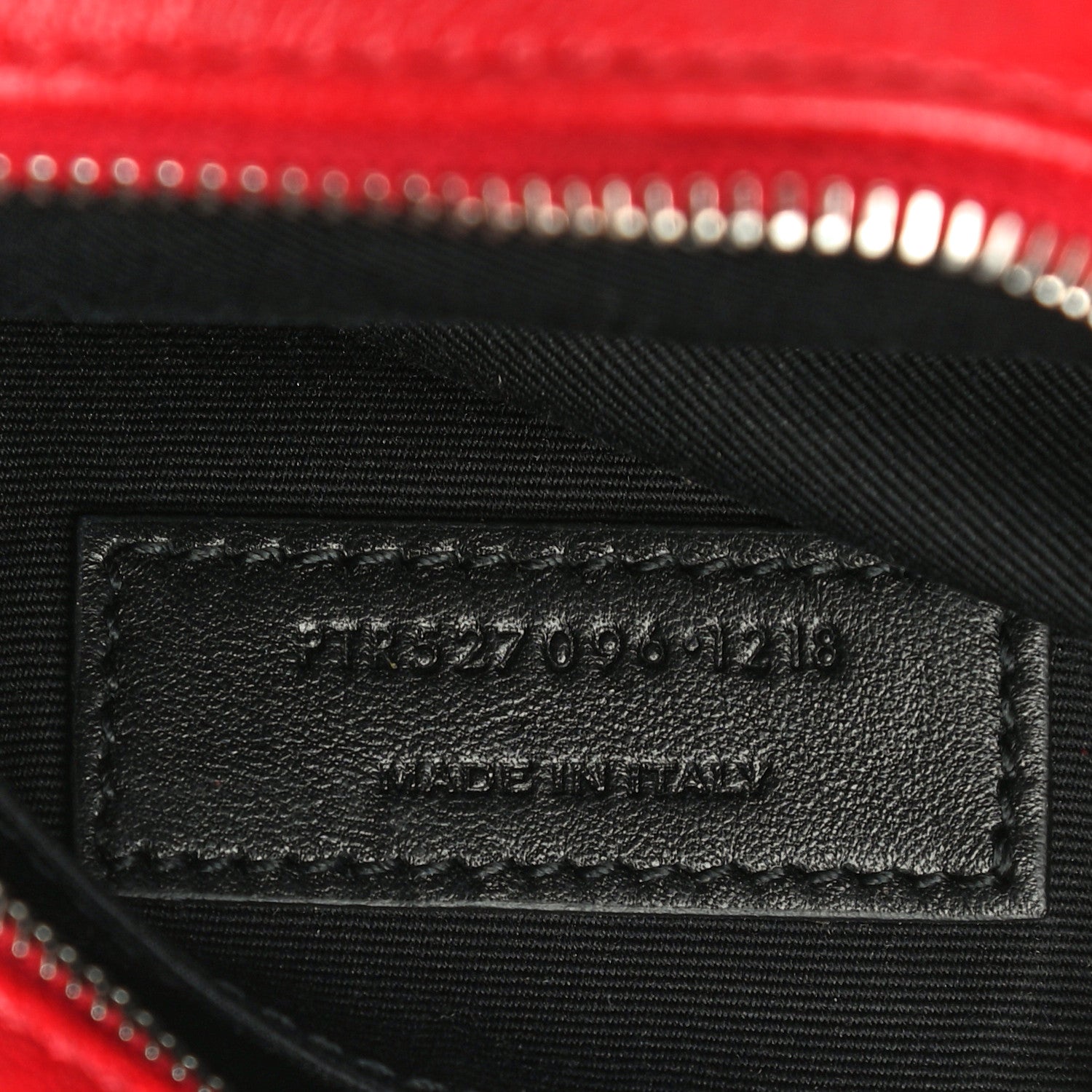 Saint Laurent Lambskin Monogram Lou Belt Bag Red 6 of 12