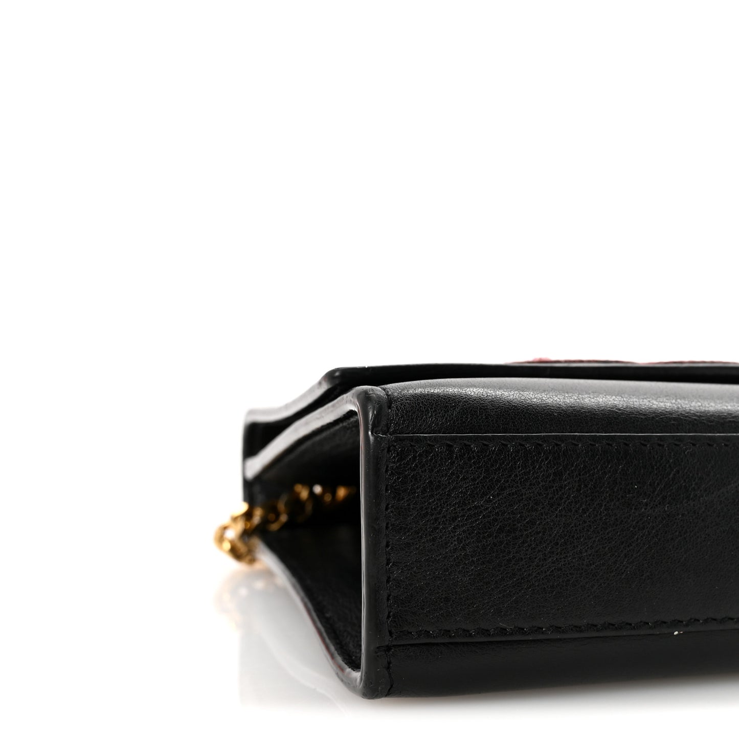 Lambskin Medium Cloud Star Monogram Kate Satchel Black