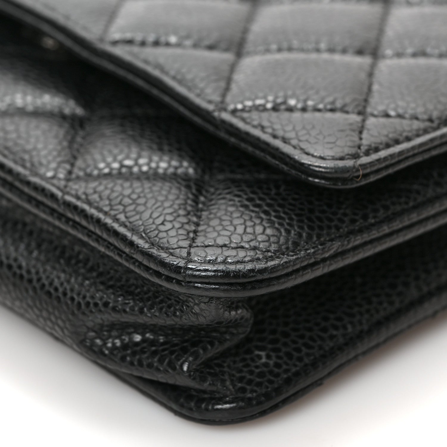 Chanel Caviar Quilted Wallet on Chain WOC Black 9 of 9